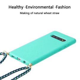 Galaxy S10 Crossbody TPU Hoesje met Koord Mint