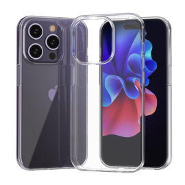 iPhone 15 Pro Premium Soft TPU Hoesje Transparant