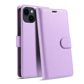 iPhone 16e Luxe Leren Bookcase - Portemonnee Hoesje