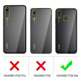 Huawei P20 Lite Premium Transparant Soft TPU Hoesje