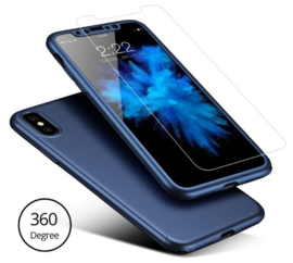 iPhone Xr 360° Full Cover Case Hoesje incl. Tempered Glass