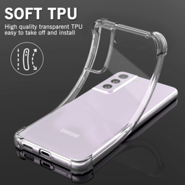 Galaxy S21 FE Transparant Soft TPU Air Cushion Hoesje