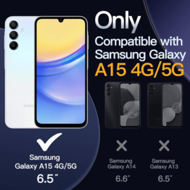 Galaxy A15 4G/5G 360° Ultra Clear Hybrid PC + TPU Hoesje