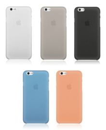 iPhone 6 / 6S Soft Plastic Matte Kleuren Hoesje