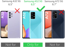 Galaxy A52 / A52s 360° Ultra Clear Hybrid PC + TPU Hoesje