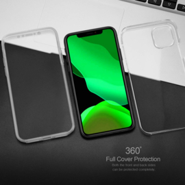 iPhone 11 Pro 360° Ultra Clear Hybrid PC + TPU Hoesje