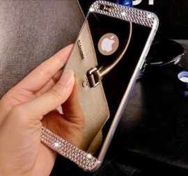 iPhone 6 Plus / 6S+ Bling Spiegel Hoesje Met Strass-Steentjes