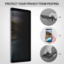 Galaxy Note 9 Privacy Case Friendly Tempered Glass Screen Protector