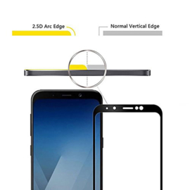 Galaxy J6 (2018) Full Cover Full Glue Tempered Glass Protector