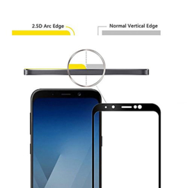 Galaxy A6 Plus (2018) Full Cover Full Glue Tempered Glass Protector