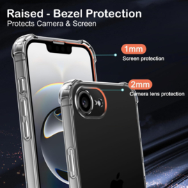 iPhone 16e Transparant Soft TPU Air Cushion Hoesje