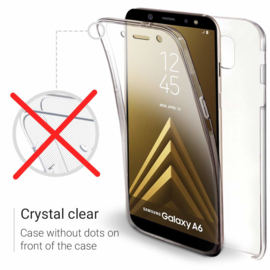 Galaxy A6 (2018) 360° Ultra Clear Hybrid PC + TPU Hoesje