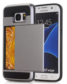 Galaxy S7 Edge Slide Armor Hoesje Met Pashouder