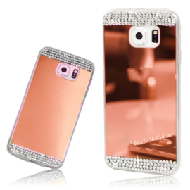 Galaxy S9 Bling Spiegel Hoesje Met Strass-Steentjes