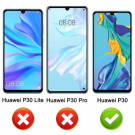 Huawei P30 Full Cover Full Glue Tempered Glass Protector