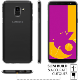 Galaxy J6 (2018) Premium Transparant Soft TPU Hoesje