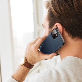 iPhone 14 / 16e Dux Ducis Fino Hybrid Back Case Blauw