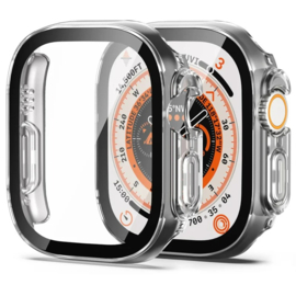 Apple Watch Ultra 49MM Hard PC + Tempered Glass Hoesje