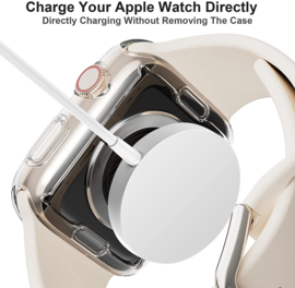 Apple Watch Series 10 46MM Transparant Soft TPU Hoesje Full Cover