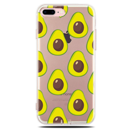 iPhone 7 Plus / 8 Plus Soft TPU Hoesje Avocado Print