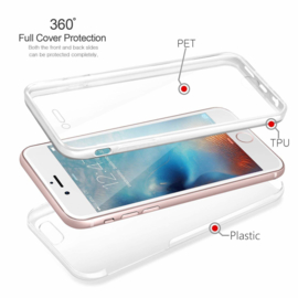 iPhone 7 / 8 / SE 2020-2022 360° Ultra Clear Hybrid PC + TPU Hoesje