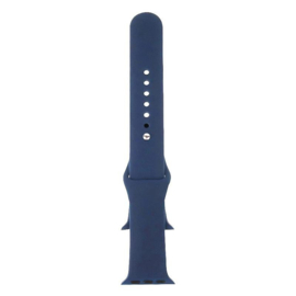 Apple Watch Siliconen Bandje Donkerblauw 42/41/40/38mm