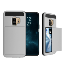 Galaxy S9 Slide Armor Hoesje Met Pashouder