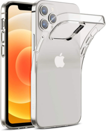 iPhone 12 / 12 Pro Premium Soft TPU Hoesje Transparant
