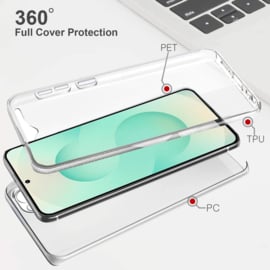 Galaxy S25 Plus 360° Ultra Clear Hybrid PC + TPU Hoesje