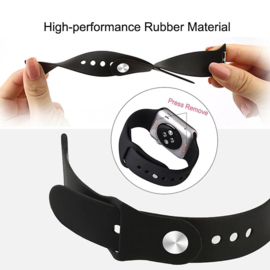 Apple Watch Siliconen Bandje Lichtroze 42/41/40/38mm