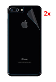 2 STUKS iPhone 7 Plus / 8 Plus Transparant Folie Achterkant Protector