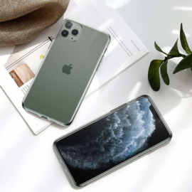 iPhone 11 Pro Max Premium Soft TPU Hoesje Transparant
