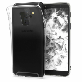 Galaxy A6 Plus (2018) Premium Transparant Soft TPU Hoesje