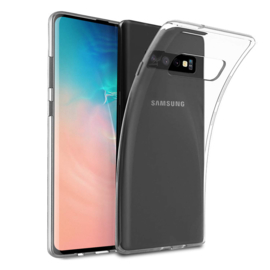 Galaxy S10 Plus Premium Transparant Soft TPU Hoesje