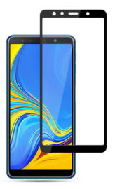 Galaxy A7 (2018) Full Cover Full Glue Tempered Glass Protector