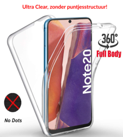 Galaxy Note 20 360° Ultra Clear Hybrid PC + TPU Hoesje