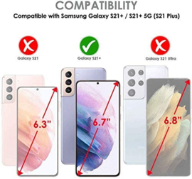 Galaxy S21 Plus 360° Ultra Clear Hybrid PC + TPU Hoesje