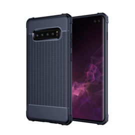 Galaxy S10 TPU Matte Kleuren Hoesje Rood