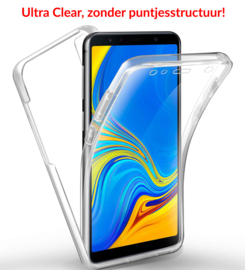 Galaxy A7 (2018) 360° Ultra Clear Hybrid PC + TPU Hoesje