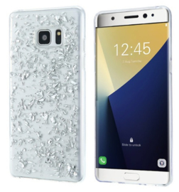 Galaxy S6 Edge Plus TPU Bling Glitterhoesje Bladgoud - Look