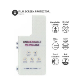 Galaxy S25 Ultra Premium 3D Curved Folie Achterkant Protector