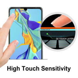Huawei P30 Full Cover Full Glue Tempered Glass Protector