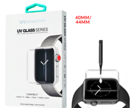 Apple Watch 40 / 44 MM UV Liquid Glue 3D Tempered Glass Protector