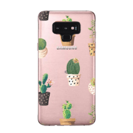 Galaxy Note 9 Soft TPU Hoesje Cactus Print