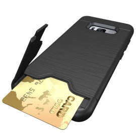 Galaxy S8 Plus Card Slot Armor Hoesje met Pasjesvak