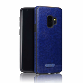 Galaxy S9 Leather Design Back Cover Hoesje