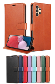 Galaxy A54 5G Luxe Leren Bookcase - Portemonnee Hoesje