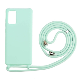 Galaxy Note 10 Plus Crossbody TPU Hoesje met Koord Mint