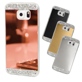 Galaxy S9 Plus Bling Spiegel Hoesje Met Strass-Steentjes