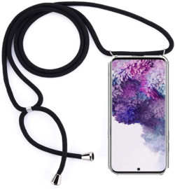 Galaxy S20 Crossbody Transparant TPU Hoesje met Koord